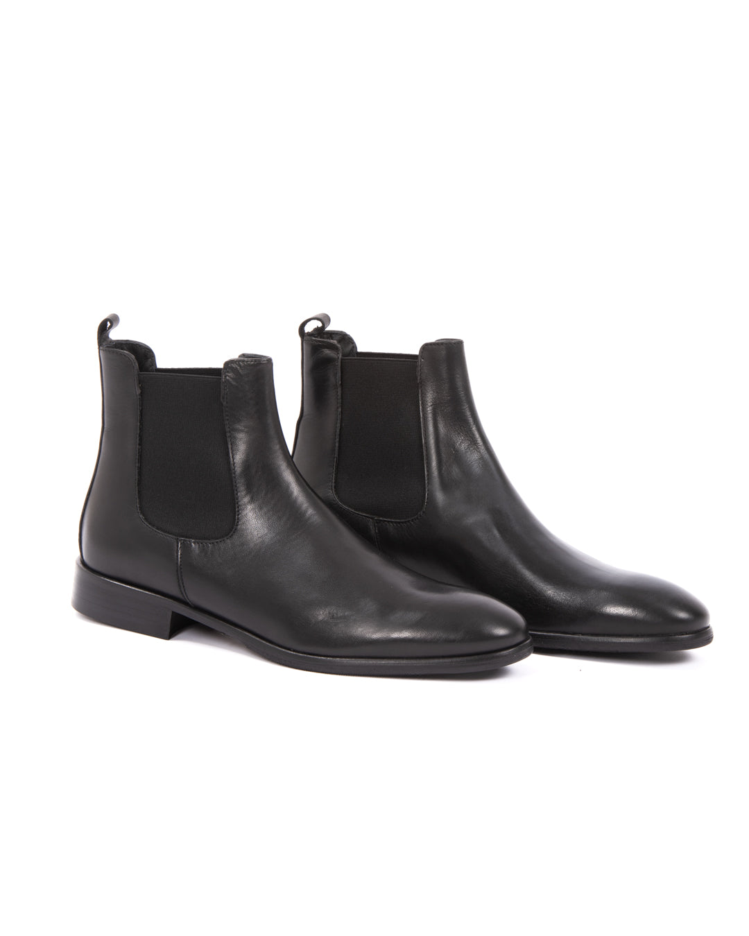 Dre - black leather chelsea boots