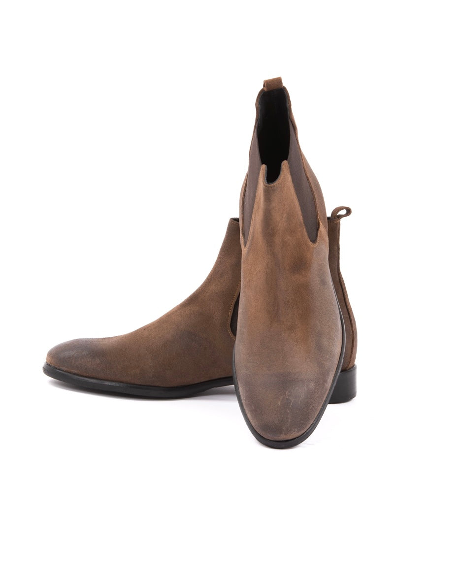 Dre - steppe dirty suede chelsea boots