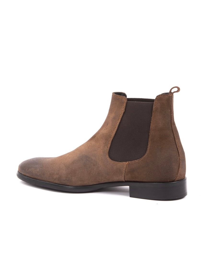 Dre - steppe dirty suede chelsea boots