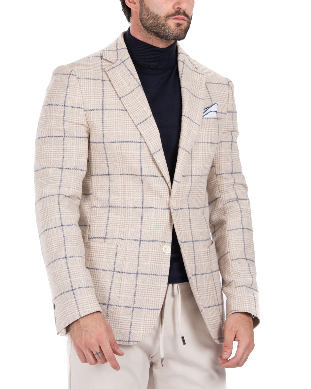 Skid - white square jacket