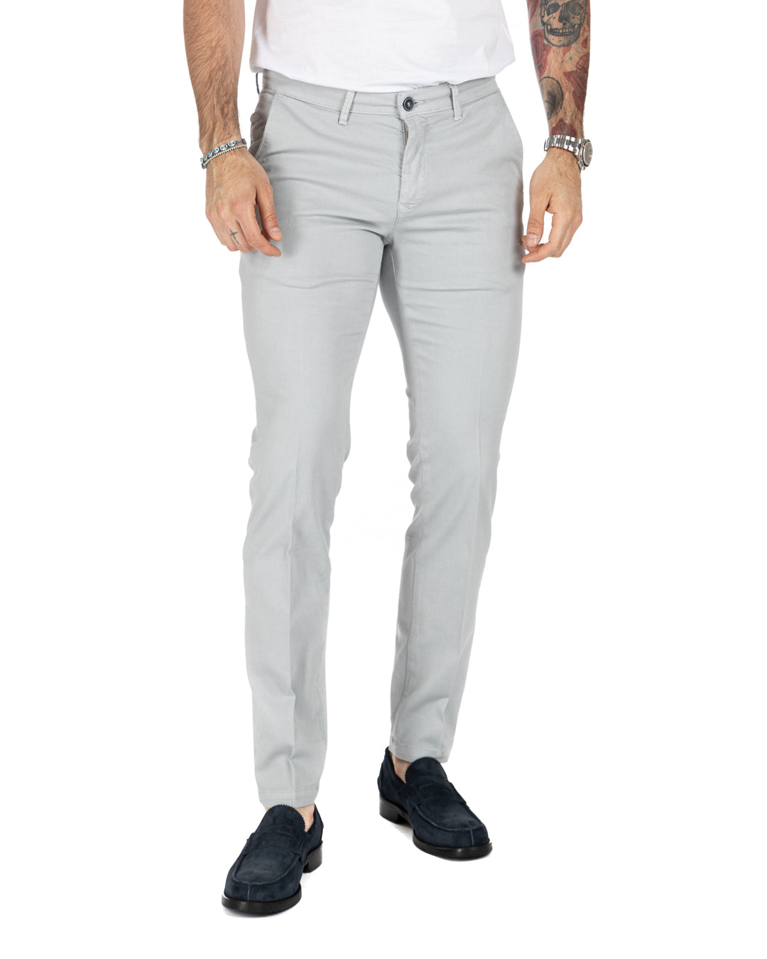 Bill - gray armored trousers