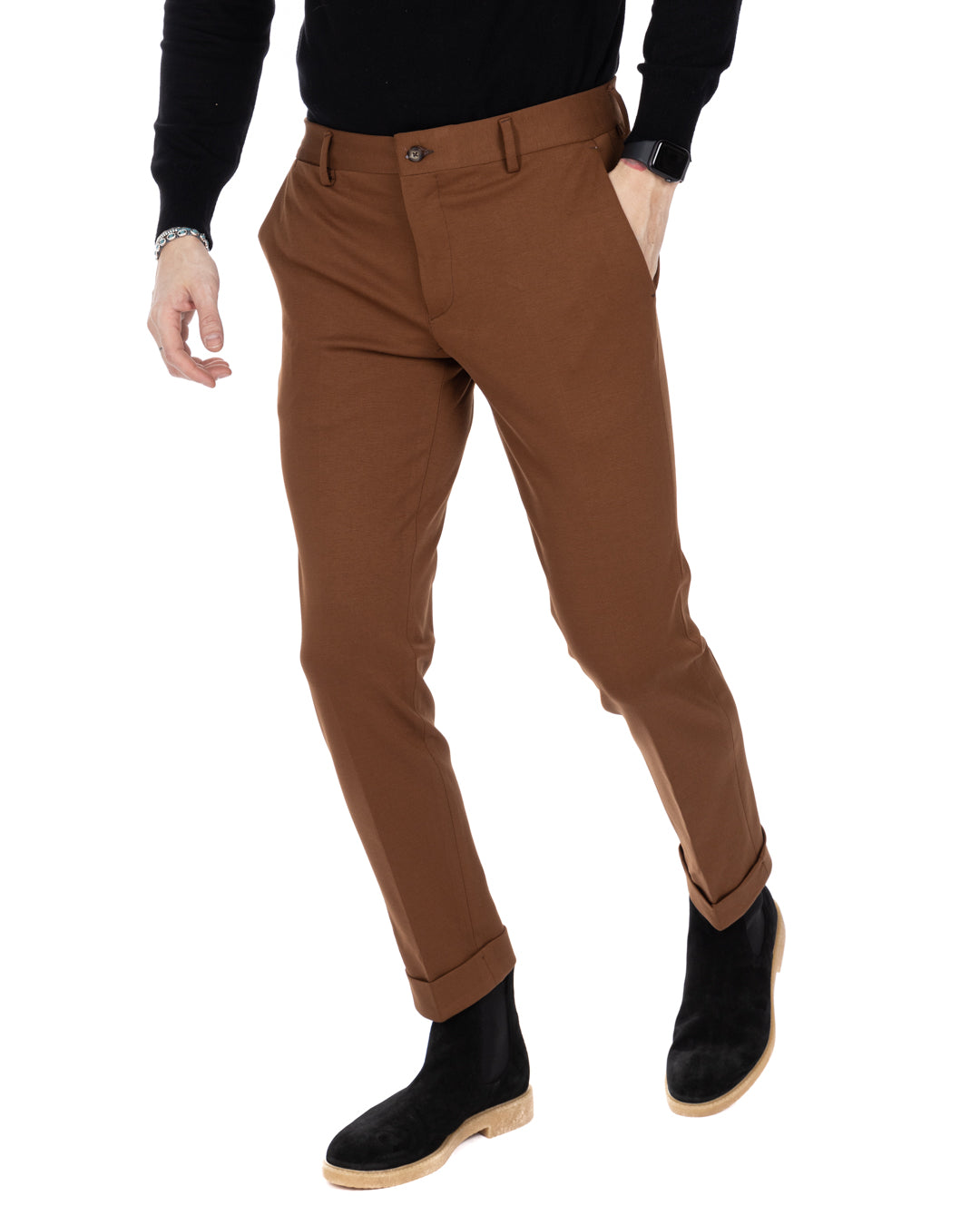Altamura - pantalon marron classique