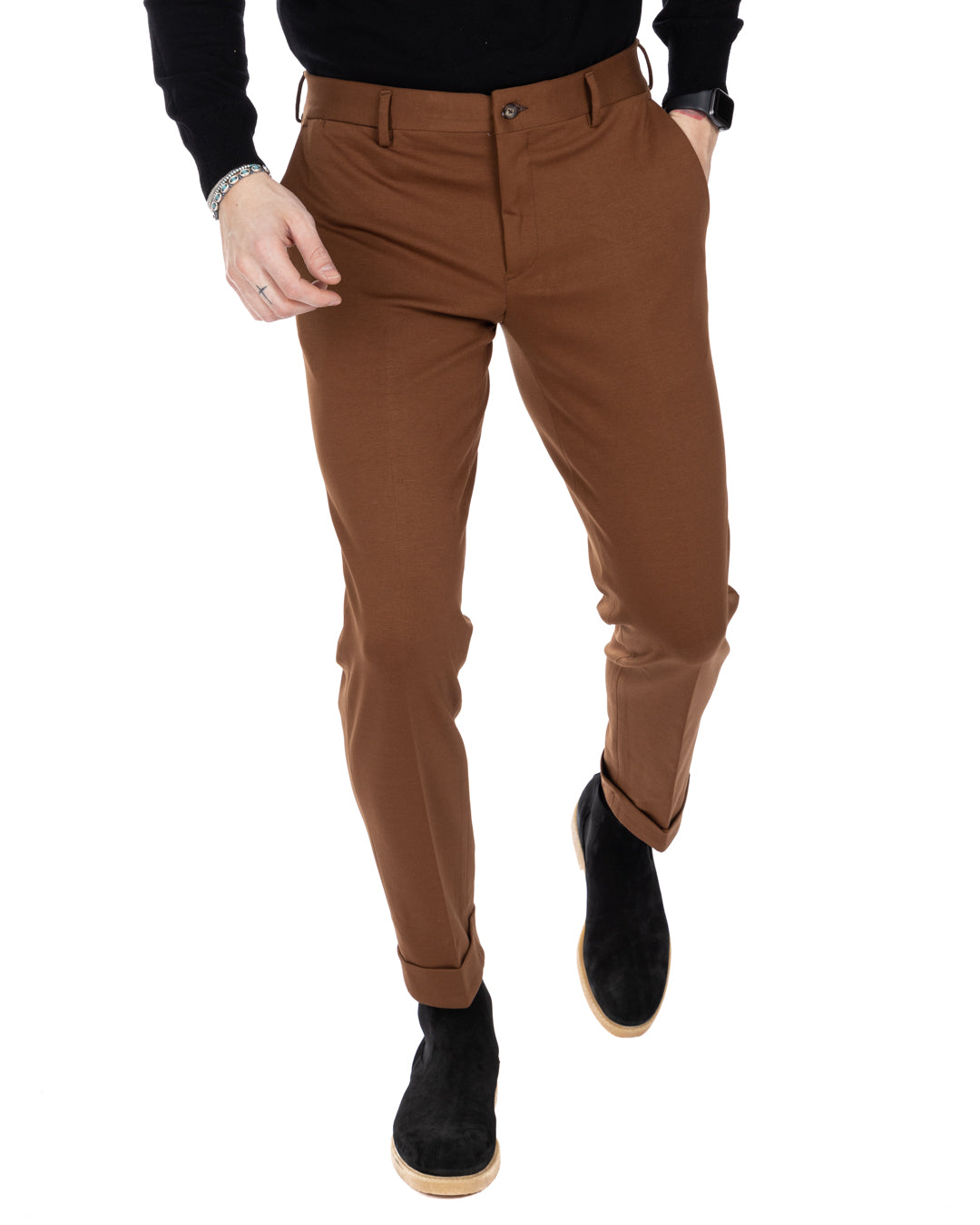 Altamura - pantalon marron classique