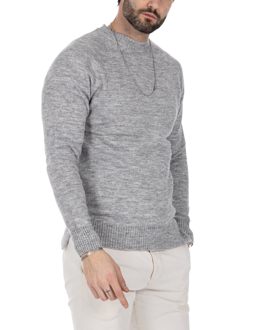 Sved - maglione rasato grigio