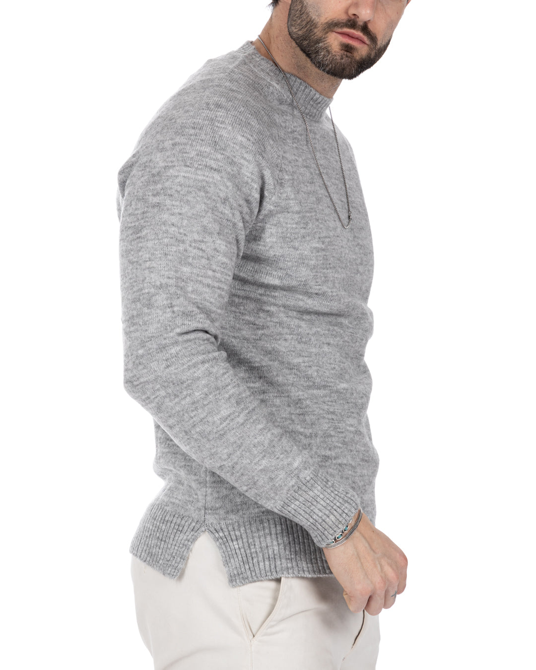 Sved - maglione rasato grigio